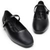 imageTrary Womens FlatsMary Jane Ballet Shoes for WomenSquare Toe Ankle Strap Flats for Women Comfortable Dress ShoesBlack