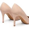 imageTrary Womens Slingback Pumps Black Heels Gold Heels Nude Pink Red Heels Pointed Toe High Heels for Women Sexy Stiletto Heels Buckle Ankle Strap Closed Toe Pumps Office Party Prom Dress ShoesFleshcolored
