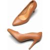 imageTrary Womens Slingback Pumps Black Heels Gold Heels Nude Pink Red Heels Pointed Toe High Heels for Women Sexy Stiletto Heels Buckle Ankle Strap Closed Toe Pumps Office Party Prom Dress ShoesBlpu Brown