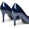imageTrary Womens Slingback Pumps Black Heels Gold Heels Nude Pink Red Heels Pointed Toe High Heels for Women Sexy Stiletto Heels Buckle Ankle Strap Closed Toe Pumps Office Party Prom Dress ShoesPatentblue