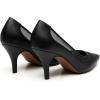 imageTrary Womens Slingback Pumps Black Heels Gold Heels Nude Pink Red Heels Pointed Toe High Heels for Women Sexy Stiletto Heels Buckle Ankle Strap Closed Toe Pumps Office Party Prom Dress ShoesMesh Black