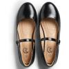 imageTrary Mary Jane Ballet Flats Black Flats for Women Ankle Strap Dressy Comfortable FlatsBlack