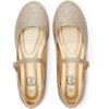 imageTrary Mary Jane Ballet Flats Black Flats for Women Ankle Strap Dressy Comfortable FlatsGold Glitter