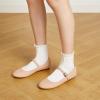 imageTrary Mary Jane Ballet Flats Black Flats for Women Ankle Strap Dressy Comfortable FlatsNudeNubuck
