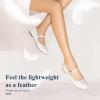 imageTrary Mary Jane Ballet Flats Black Flats for Women Ankle Strap Dressy Comfortable FlatsWhite