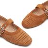 imageTrary Mary Jane Shoes Women Mary Jane Flats for Women Ballet Flats Shoes Round Toe Mary Jane Flats Shoes Dressy ComfortableAbrown