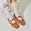 imageTrary Mary Jane Shoes Women Mary Jane Flats for Women Ballet Flats Shoes Round Toe Mary Jane Flats Shoes Dressy ComfortableAbrown
