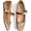 imageTrary Mary Jane Shoes Women Woven Flats for Women Dressy Ballet Flats Squared Toe Mary Jane Flats ShoesVelvet Brown