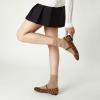 imageTrary Mary Jane Ballet Flats Black Flats for Women Ankle Strap Dressy Comfortable FlatsLeopard