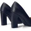 imageTrary Heels for Women Closed Pointed Toe Chunky Pumps Shoes Women Block High Heels Comfortable SlipOn Dress Office Party Wedding Shoes 354quot HeelNavy Blue