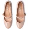 imageTrary Mary Jane Shoes Women Chunky Mary Janes Heels for Women Shoes Dressy Casual Dress Shoes for Women Block Heels Closed Toe Mary Jane PumpsNude