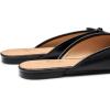 imageTrary Mules for Women 2025 Womens Mules Slip on Comfortable Bow Pointed Toe Womens Loafers Backless Flats Mules Shoes for Women with KnotBlack