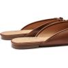 imageTrary Mules for Women 2025 Womens Mules Slip on Comfortable Bow Pointed Toe Womens Loafers Backless Flats Mules Shoes for Women with KnotBrown