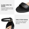 imageTrary Wedding Shoes for Bride Heels for Women Rubber Sole and Insole Provide Excellent CushionBlack Pu