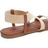 imageTrary Womens Dressy Summer Sandals Elastic Cute Open Toe Wide Sandalias Para MujerBeige