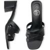 imageTrary Womens Sandals Square Toe Heels Sandals 2inch Black White Nude Chunky Block Heels SandalsAblack