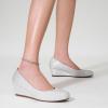 imageTrary Womens Wedges Heels for Women Pumps Round Toe Mid Heels Comfortable Closed Toe Dressy Shoes Women Pumps Wedge Shoes for Wedding Work Office Party 18 InchesSilver Glitter