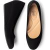 imageTrary Womens Wedges Heels for Women Pumps Round Toe Mid Heels Comfortable Closed Toe Dressy Shoes Women Pumps Wedge Shoes for Wedding Work Office Party 18 InchesSuede Black