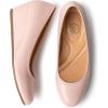 imageTrary Womens Wedges Heels for Women Pumps Round Toe Mid Heels Comfortable Closed Toe Dressy Shoes Women Pumps Wedge Shoes for Wedding Work Office Party 18 InchesPink