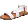 imageTrary Womens Dressy Summer Sandals Elastic Cute Open Toe Wide Sandalias Para MujerWhite