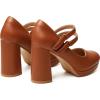 imageTrary Mary Jane Shoes Women Heels Platform Chunky Block High Heels with Double Strap Womens Pumps Comfortable Dress Pumps for Party Wedding Office Round Toe Heel ShoesBrown Pu