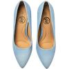 imageTrary Womens High Heel Dress Pump Pointed Toe Shoe Classic Office Special Dressy Casua Wedding Pump ShoesDenim Blue