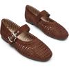 imageTrary Mary Jane Shoes Women Mary Jane Flats for Women Ballet Flats Shoes Round Toe Mary Jane Flats Shoes Dressy ComfortableAdark Brown