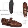imageTrary Mary Jane Shoes Women Mary Jane Flats for Women Ballet Flats Shoes Round Toe Mary Jane Flats Shoes Dressy ComfortableAdark Brown