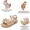image:imageTrary Toddler Sandals for Baby Girls Boys Summer Sandals Cute Kids Shoes Lightweight Open Toe Sandals Beach Holiday Unisex Child SandalsGold Bowknot