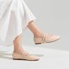 image:imageTrary Mary Jane Shoes Women Square Toe Flats for Women Dressy Ballet Flat Mary Jane Flats with Buckle Strap Comfortable Slip On Casual ShoesLight Pink