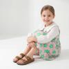 image:imageTrary Kids Sandals Boys Girls Double Buckle Slides Memory Foam Cork Footbed NonSlip Slides for Kids Non Slip Summer Beach Slippers for Toddler Little Big KidBrown