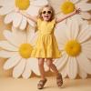image:imageTrary Kids Sandals Boys Girls Double Buckle Slides Memory Foam Cork Footbed NonSlip Slides for Kids Non Slip Summer Beach Slippers for Toddler Little Big KidBrown