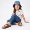 image:imageTrary Kids Sandals Boys Girls Double Buckle Slides Memory Foam Cork Footbed NonSlip Slides for Kids Non Slip Summer Beach Slippers for Toddler Little Big KidKhaki