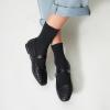 image:imageTrary Mary Jane Shoes Women Hollow Flats for Women Ballet Flats Shoes Round Toe Mary Jane Flats Ankle Strap Spring Summer Shoes Dressy ComfortableBlack