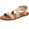 image:imageTrary Womens Dressy Summer Sandals Elastic Cute Open Toe Wide Sandalias Para Mujer