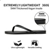 image:imageTrary Flip Flops for WomenComfortable Flat Sandals with Arch SupportMemory Foam Flat Thong SandalsDressy Summer Slides for Beach VacationBlack