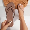 image:imageTrary Flip Flops for WomenComfortable Flat Sandals with Arch SupportMemory Foam Flat Thong SandalsDressy Summer Slides for Beach VacationKhaki