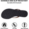 image:imageTrary Flip Flops for WomenComfortable Flat Sandals with Arch SupportMemory Foam Flat Thong SandalsDressy Summer Slides for Beach VacationLeopard