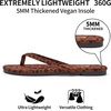 image:imageTrary Flip Flops for WomenComfortable Flat Sandals with Arch SupportMemory Foam Flat Thong SandalsDressy Summer Slides for Beach VacationLeopard