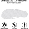 image:imageTrary Flip Flops for WomenComfortable Flat Sandals with Arch SupportMemory Foam Flat Thong SandalsDressy Summer Slides for Beach VacationWhite