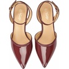 image:imageTrary Heels for Women Slingback Pointed Toe Stiletto Heels Ankle Strap Heeled Sandals Comfortable Womens Pumps 335 Heel Work Party Wedding Dress ShoesPatent Burgundy