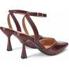 image:imageTrary Heels for Women Slingback Pointed Toe Stiletto Heels Ankle Strap Heeled Sandals Comfortable Womens Pumps 335 Heel Work Party Wedding Dress ShoesPatent Burgundy