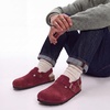 image:imageTrary Keoris Genuine Suede Clogs for Women Potato Shoes with Back StrapBurgundy