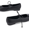 image:imageTrary Mary Jane Shoes Women Lace Up Ballet Flats DressBlack
