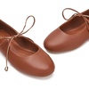 image:imageTrary Mary Jane Shoes Women Lace Up Ballet Flats DressBrown