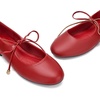 image:imageTrary Mary Jane Shoes Women Lace Up Ballet Flats DressRed