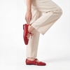 image:imageTrary Mary Jane Shoes Women Lace Up Ballet Flats DressRed