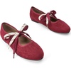 image:imageTrary Sorise Ballet Flats Mary Jane Shoes Women Ballerina Flat with BowBurgundy