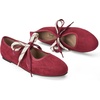 image:imageTrary Sorise Ballet Flats Mary Jane Shoes Women Ballerina Flat with BowBurgundy