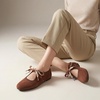 image:imageTrary Sorise Ballet Flats Mary Jane Shoes Women Ballerina Flat with BowCoffee